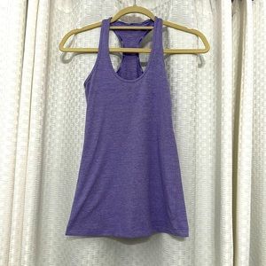 Lululemon cool razorback tank top color purple size 4
